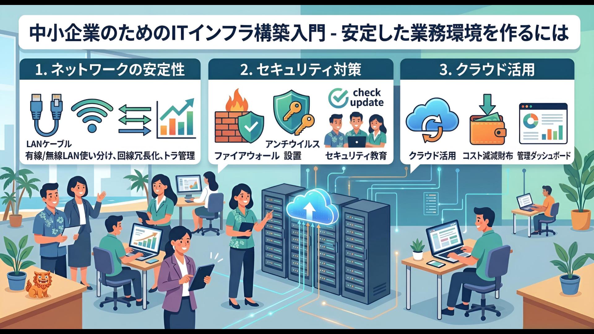 中小企業のためのITインフラ構築入門 - 安定した業務環境を作るには